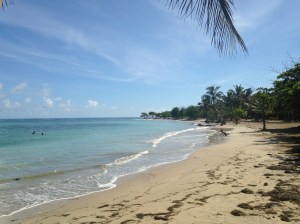 This is "the beach" we were trying to get to: Playa Costambar.