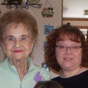 Melissa and Grandma Jarvis.